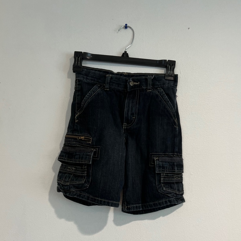 dark blue jean shorts boys